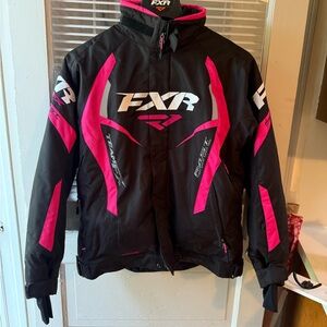 FVR Women's Ski Jacket - Black and Pink